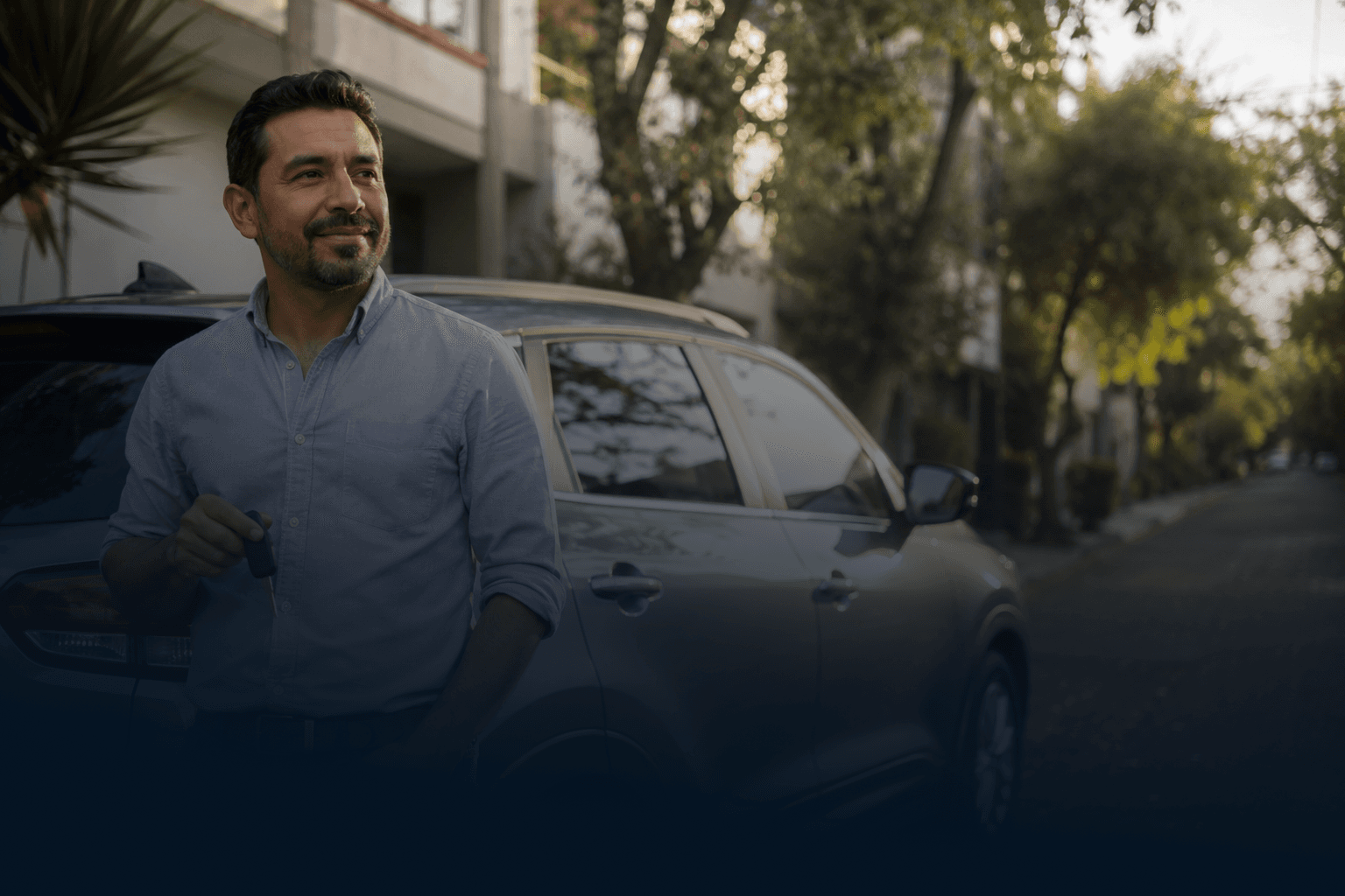 Cliente de KrediCar estrenando su auto